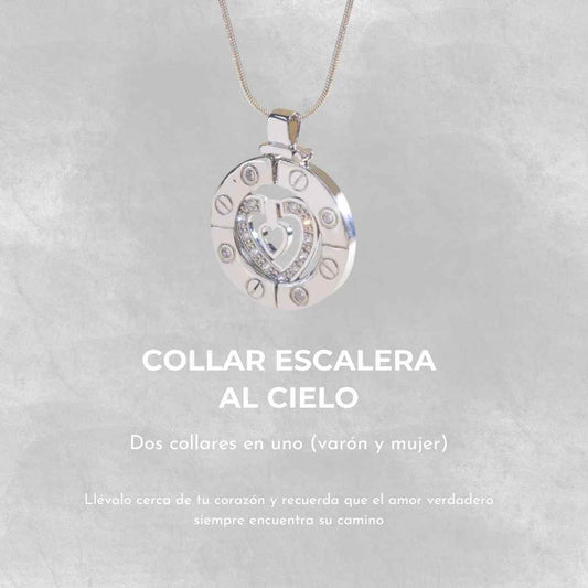 COLLAR ESCALERA AL CIELO: Un amor que trasciende el tiempo 💖✨