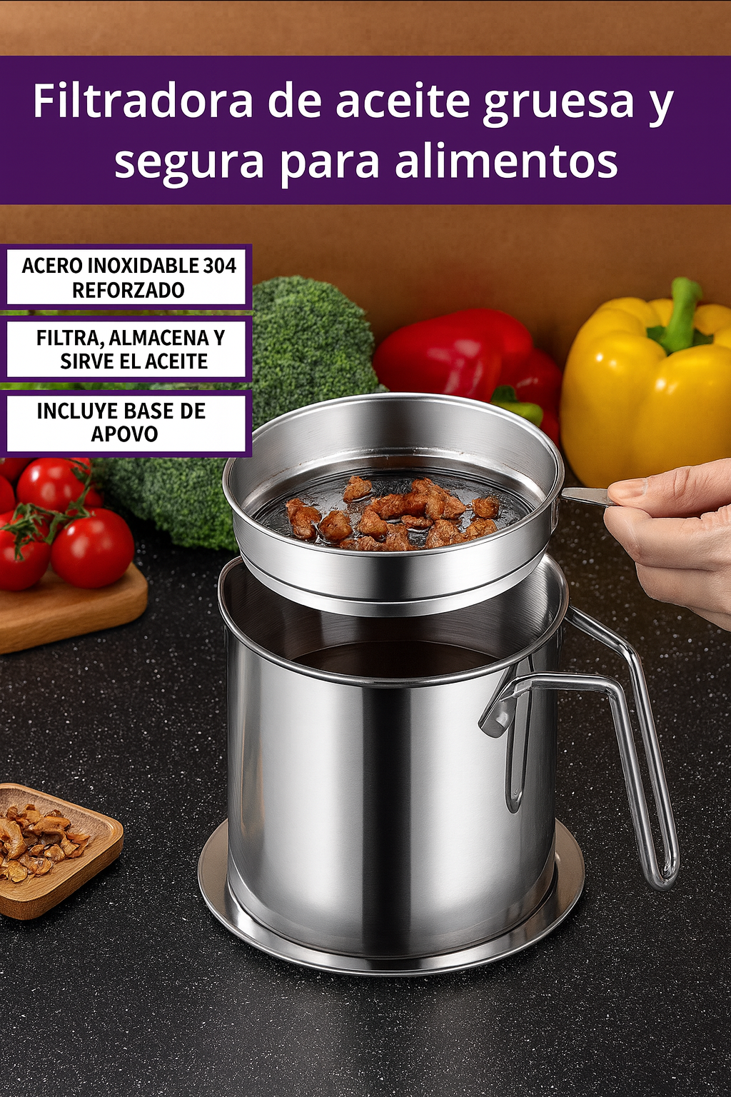 Filtro de Aceite para Freír – Edición Premium