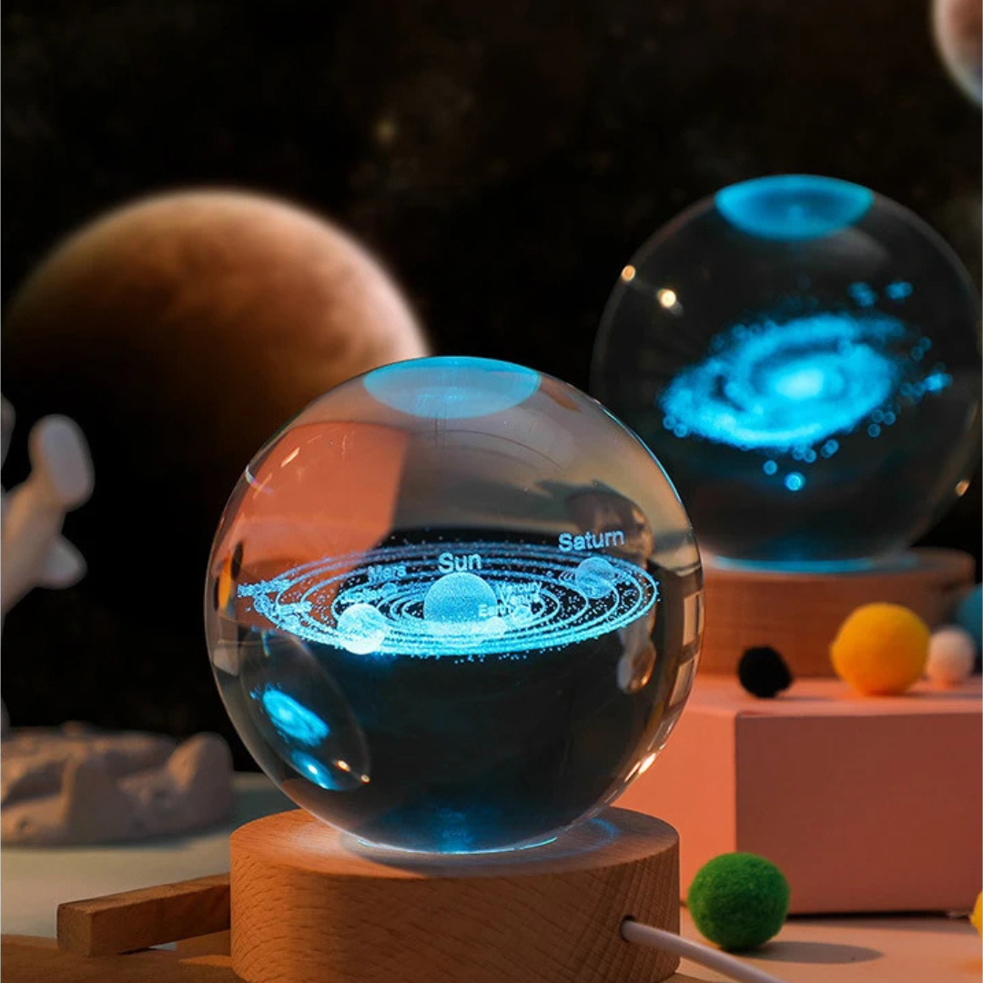 LAMPARA DE CRISTAL MULTICOLOR 3D