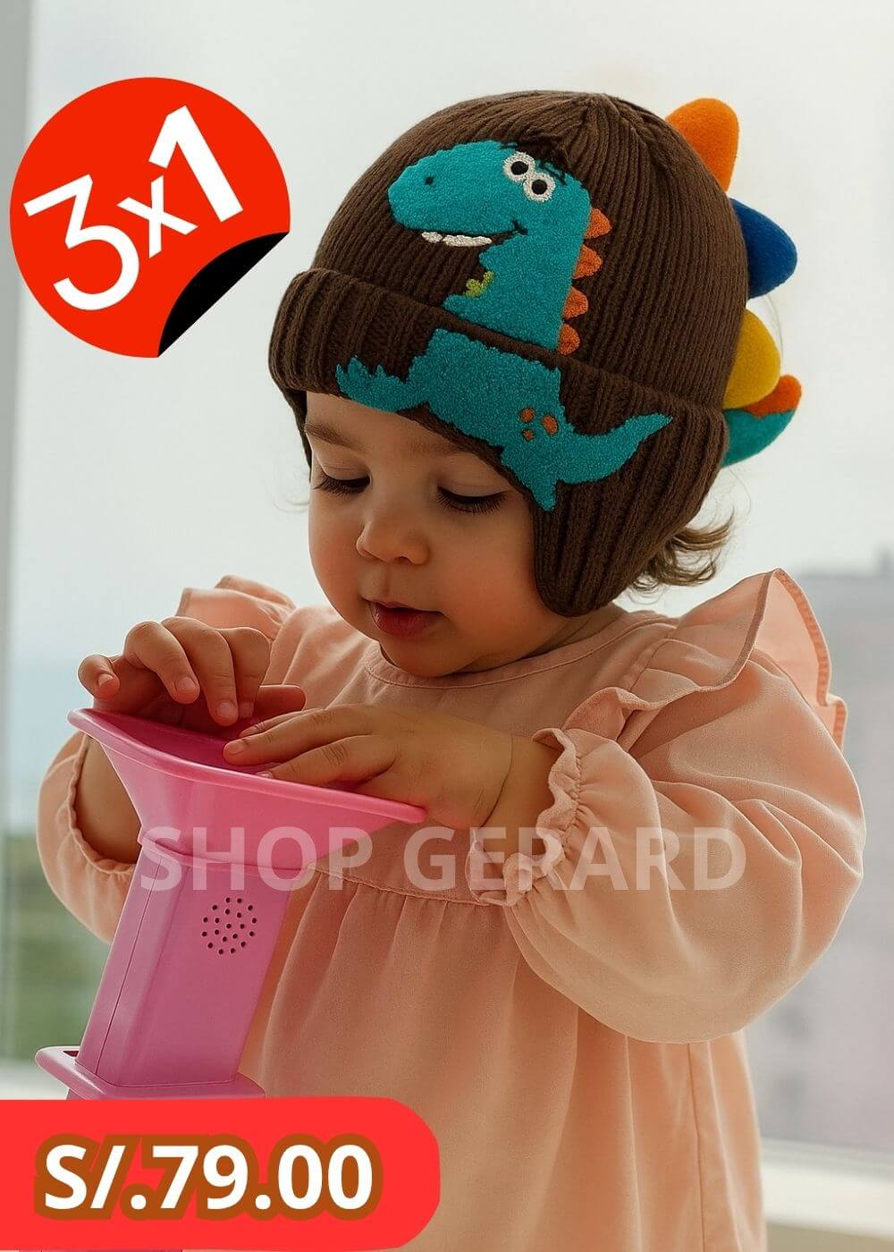 Gorra Dinosaurio (Niña o niño)