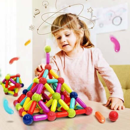 Bloques De palos Imantados Magnéticos 42 Pcs