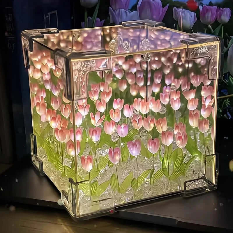 LAMPARA DE TULIPANES