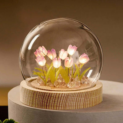 Minilámparas con Tulipanes.