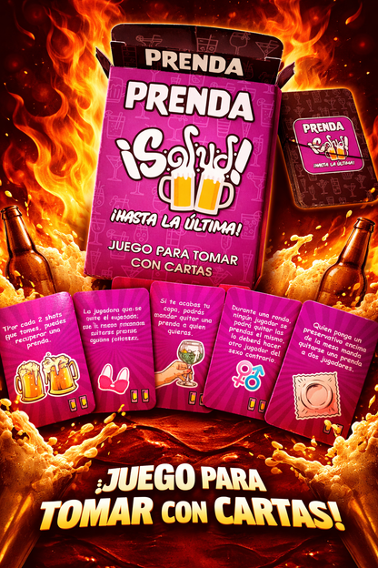 JUEGO PARA TOMAR CON CARTAS