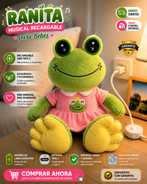 RANA RENE MUSICAL 🐸🐸