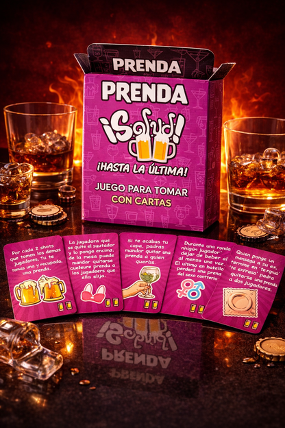JUEGO PARA TOMAR CON CARTAS