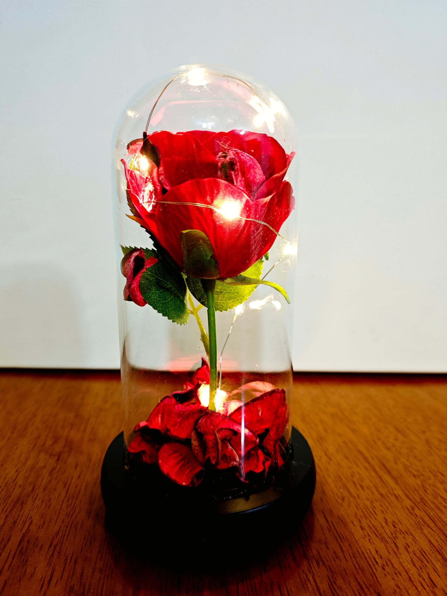 Rosa Eterna en Cápsula de Cristal