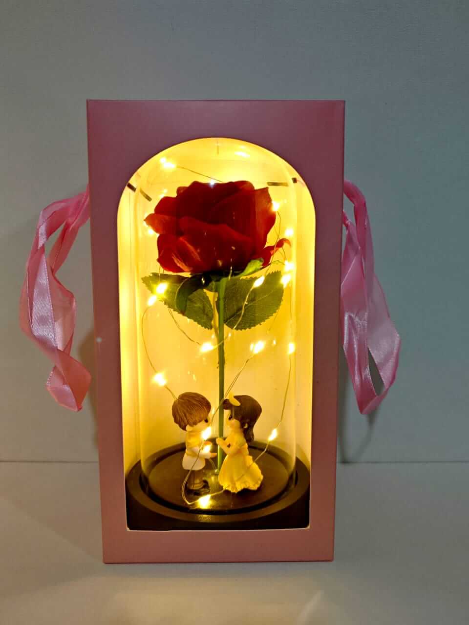 Rosa Eterna en Cápsula de Cristal