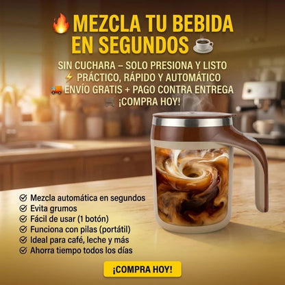 ☕🌀 Taza Batidora Automática