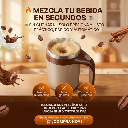 ☕🌀 Taza Batidora Automática