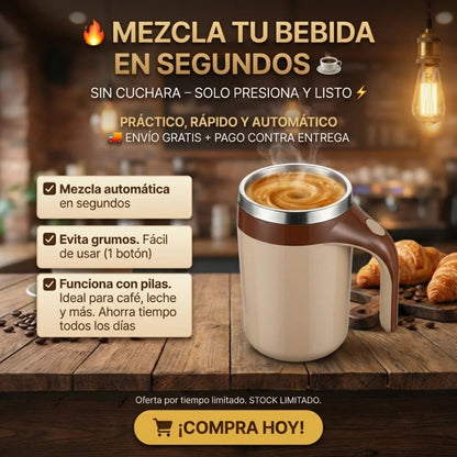 ☕🌀 Taza Batidora Automática